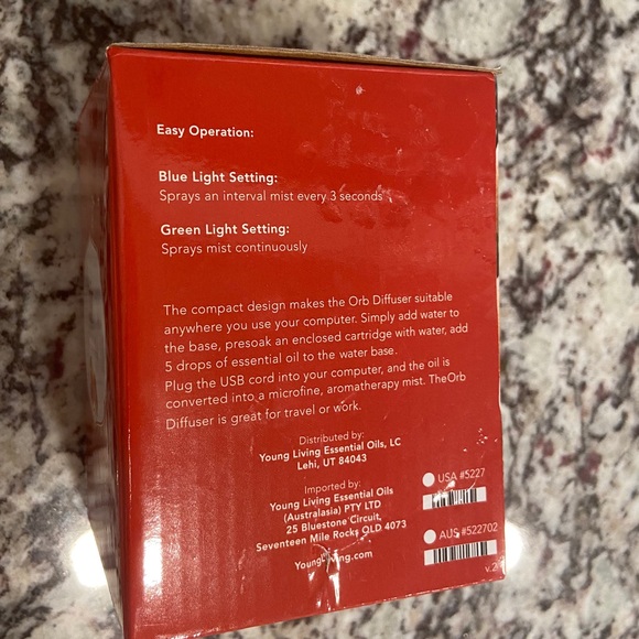 Young Living Orb Portable Oil Diffuser - Picture 7 of 7